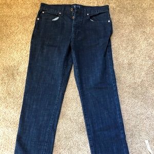 Lucky Dark Blue Like New Jeans 33 x32 121 Heritage